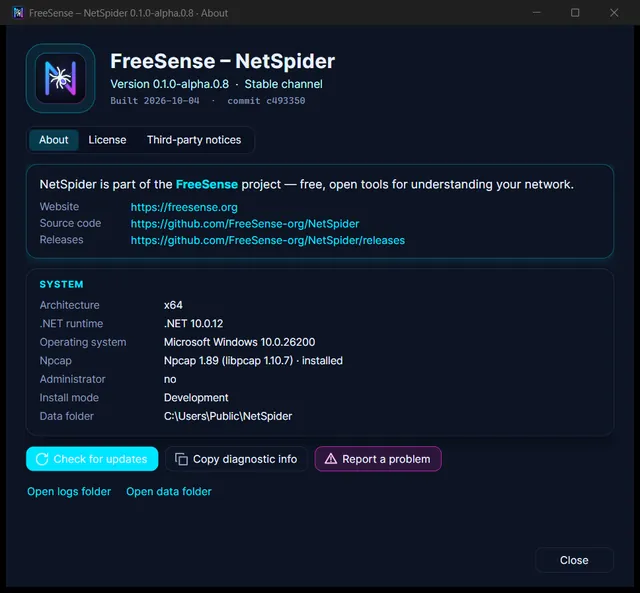 About NetSpider
